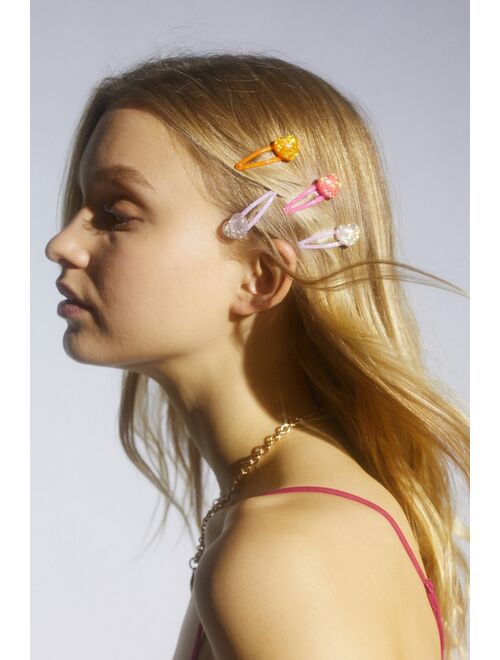 Urban outfitters Heart Snap Clip Set
