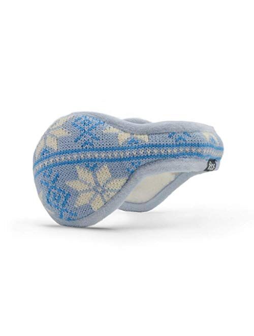 180s Women's Knit Behind-the-Head Fashion Ear Warmer | Premium Winter Earmuffs for Ladies