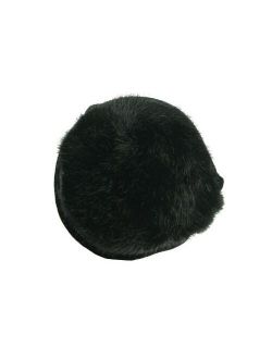 Women's Ear Warmers - Vail Faux Fur Black