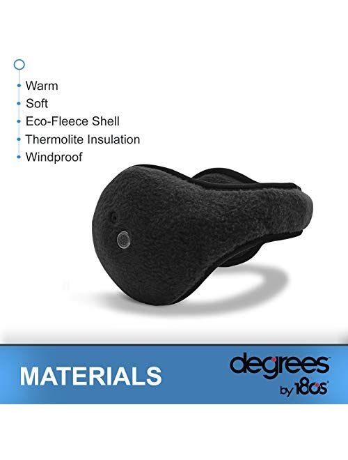 180s Proposed Value - Degree Womens Bluetooth Ear Warmer with Built-in Mic & Hi-Definition Speakers - Adjustable Size