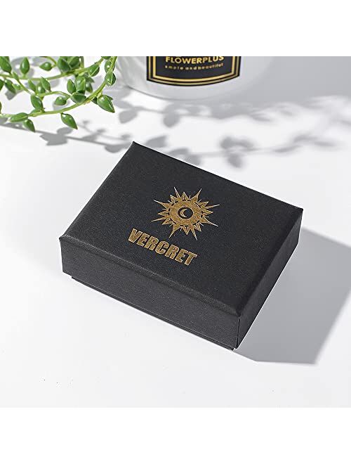 Vercret Gold Earrings Cuff for Women - CZ Earrings for Girls, Ear Cuff Gifts for Friend,Sister, Daily Wearing…