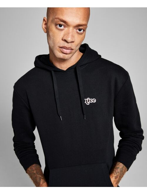 And Now This Men's Fleece 'Nice' Patch Hoodie