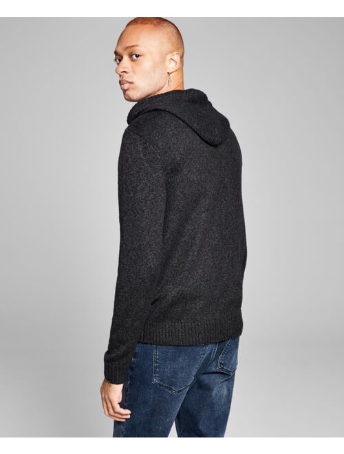 And Now This Men's Regular-Fit Plush Hooded Sweater