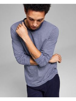 Men's Small Stripe Long-Sleeve T-Shirt