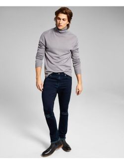 Men's Solid Turtleneck Sweater