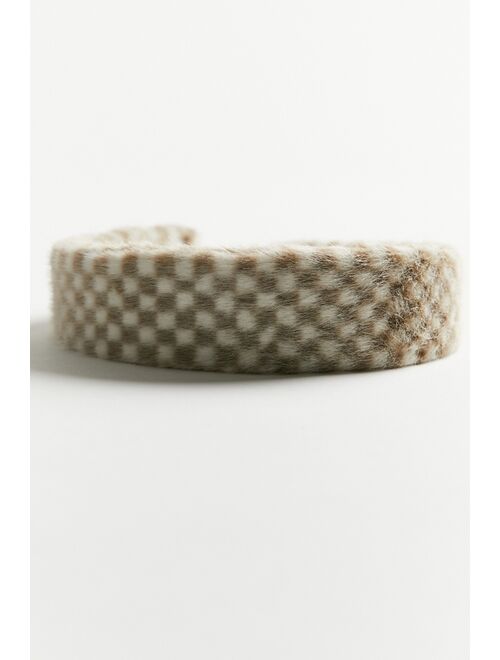 Urban outfitters Faux Fur Printed Headband