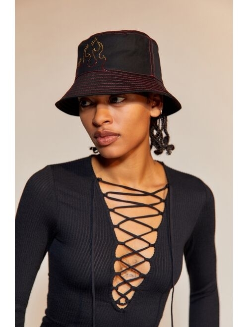 Urban outfitters Y2K Rhinestone Bucket Hat