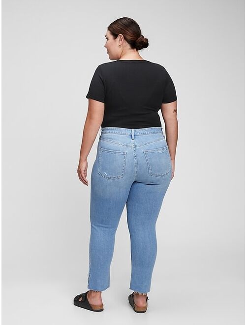 GAP Sky High Rise Vintage Slim Jeans with Washwell