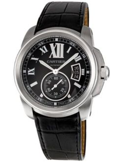 Men's W7100041 Calibre de   Leather Strap Watch