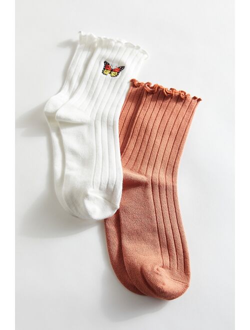 Urban outfitters Lettuce Edge Icon Crew Sock 2-Pack