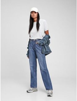 High Rise '90s Loose Jeans with Washwell in Organic Cotton