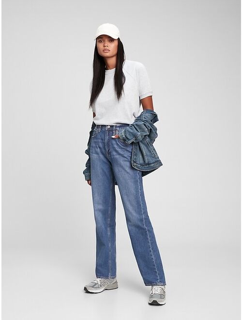 GAP High Rise '90s Loose Jeans with Washwell in Organic Cotton