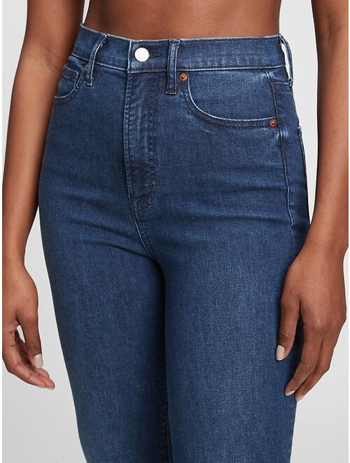 GAP Sky High Rise True Skinny Jeans with Washwell