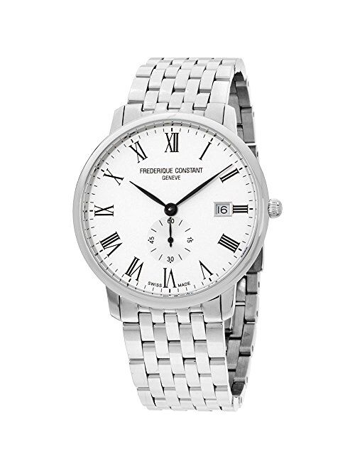 Frederique Constant Slimline Silver Dial Stainless Steel Men's Watch FC245WR5S6B