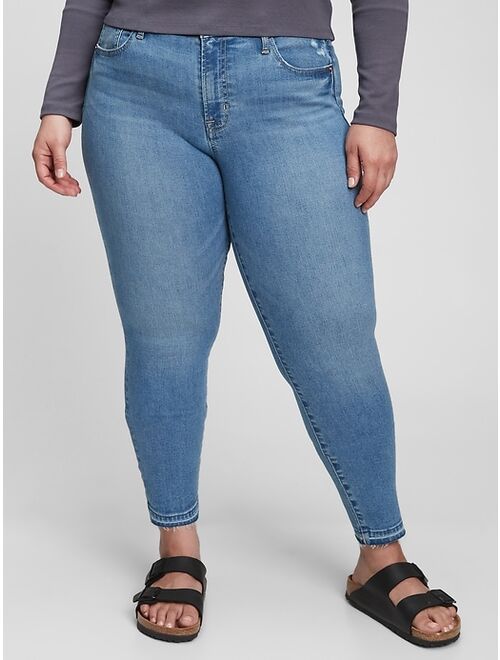 GAP Mid Rise True Skinny Jeans with Washwell