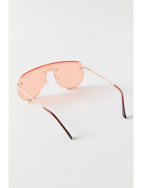 Urban outfitters Brooke Rimless Aviator Shield Sunglasses