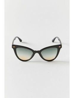 Tawny Cat-Eye Sunglasses