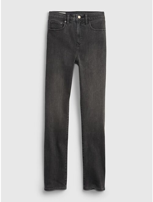 GAP High Rise Classic Straight Jeans with Washwell