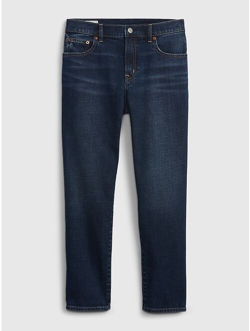 GAP Mid Rise Girlfriend Jeans with Washwell