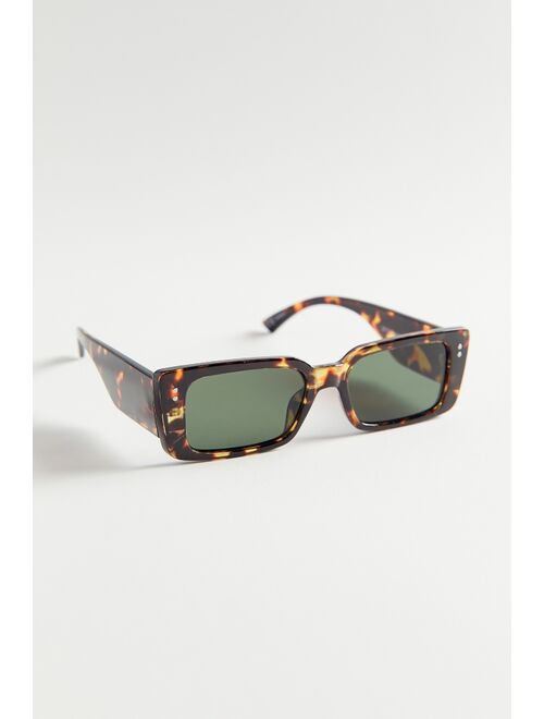Urban outfitters Larissa Plastic Rectangle Sunglasses