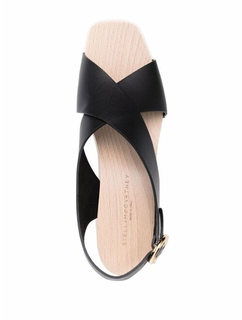 Stella McCartney Elyse cross-strap sandals