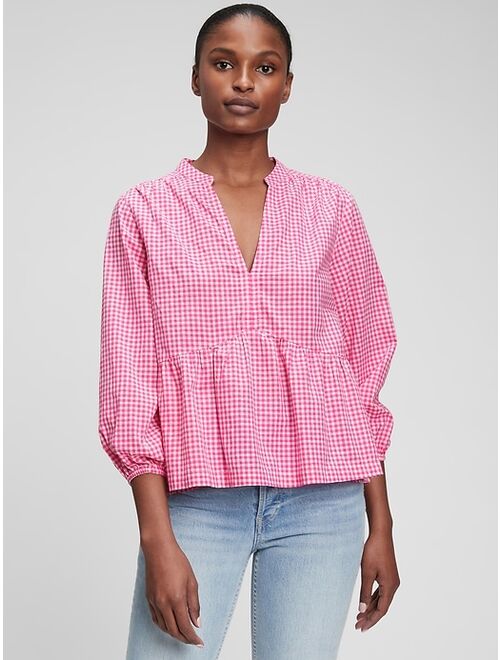 GAP Printed Peplum Top