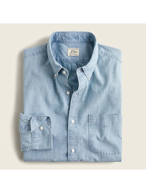 J.Crew Organic cotton chambray shirt