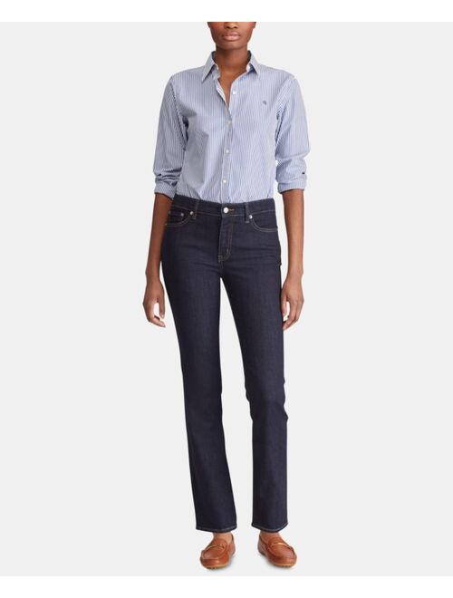 Polo Ralph Lauren Petite Mid-Rise Straight Jean, Petite & Petite Short Lengths