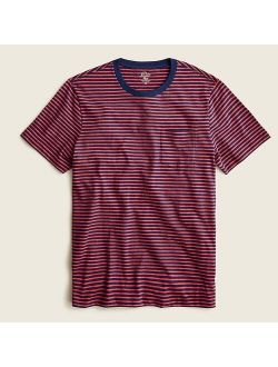 Slub cotton striped T-shirt