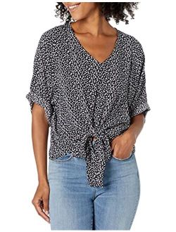Women's Tie-Front Top