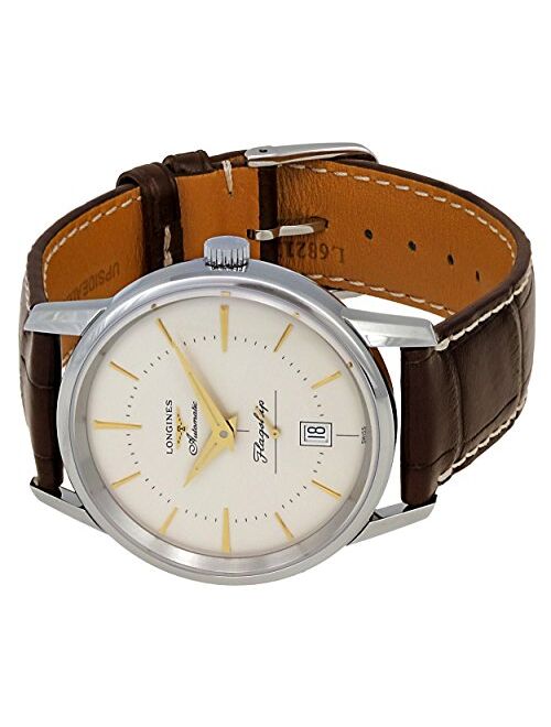 Longines Flagship Heritage Automatic Stainless Steel Mens Luxury Strap Watch Calendar L4.795.4.78.2