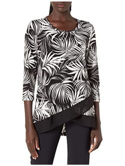 Women's Sheer Hem Top