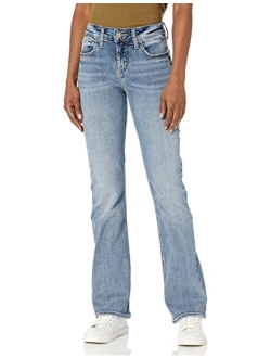Suki Mid Rise Slim Bootcut Jeans
