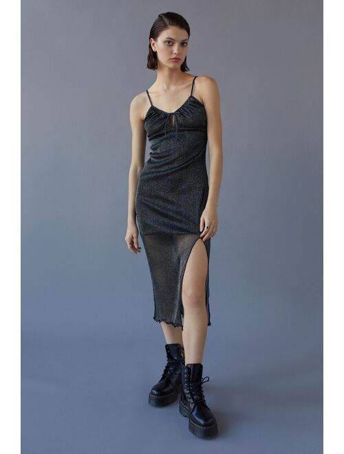 Urban outfitters UO Sade Glitter Slip Dress