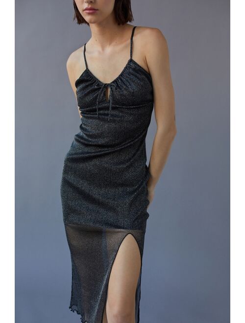 Urban outfitters UO Sade Glitter Slip Dress