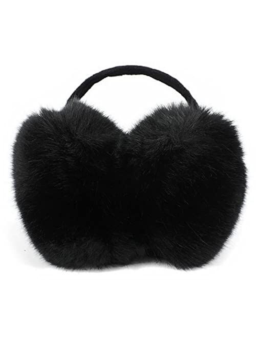 Spencer Ear Muffs for Winter Women Girls Faux Fur Earmuffs Winter Ear Warmers Outdoor Ear Covers