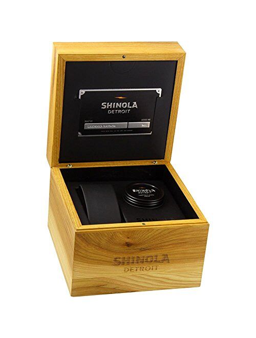 Shinola Detroit Unisex The Runwell 41mm - 10000019 White/Black