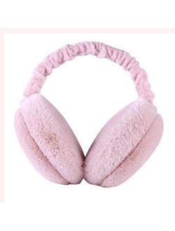 ZYXLN-Earmuffs,Small and Convenient Burger Earmuffs Foldable Ear Warmers Winter Ear Muffs Lovely in Winter Earmuffs for Women Cold Weather Ear Muffs (Color : Pink)