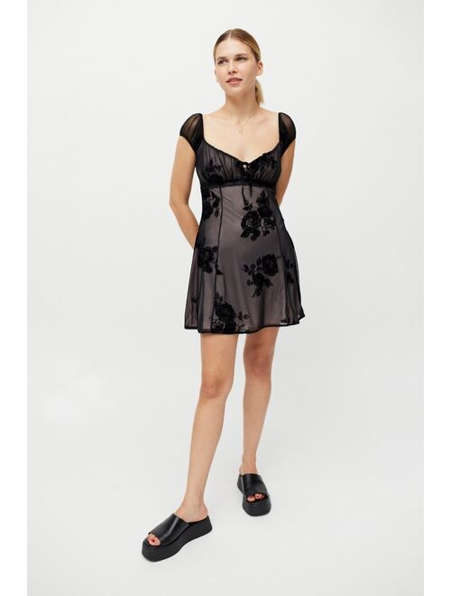 Urban outfitters UO Gothic Mesh Babydoll Dress