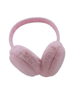 ZYXLN-Earmuffs,Earmuffs for Women Warm-Keep Plush Earmuffs Cold Weather Earmuffs Warm Earmuffs for Girls Foldable Ear Warmers Winter Ear Muffs (Color : Pink)