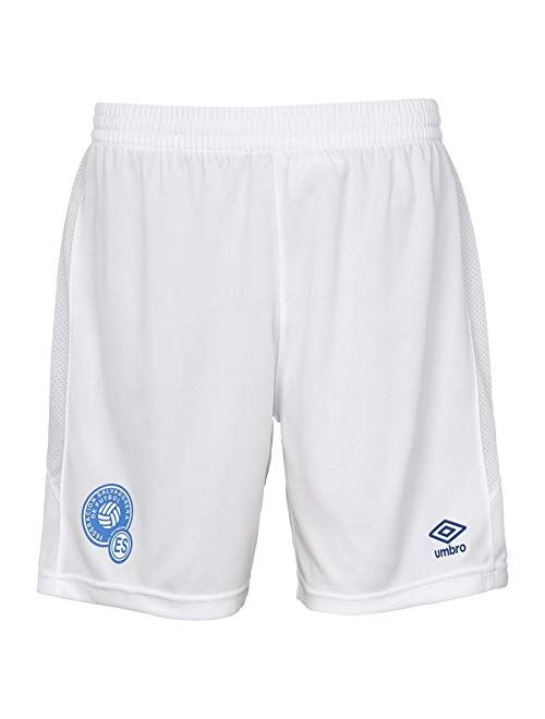 Umbro Men's El Salvador Away Game Soccer Shorts, White