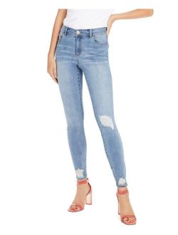 Mid Rise Rip & Repair Skinny Jeans, Created for Macy's