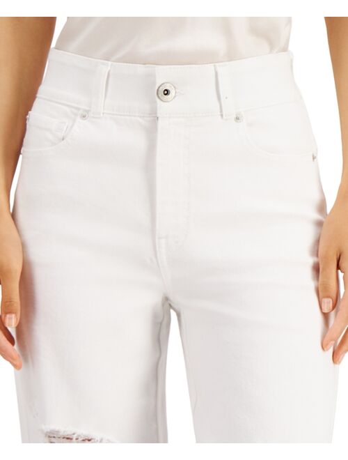 INC International Concepts High Rise Sculpting Fit Cropped Jeans, Created for Macy's