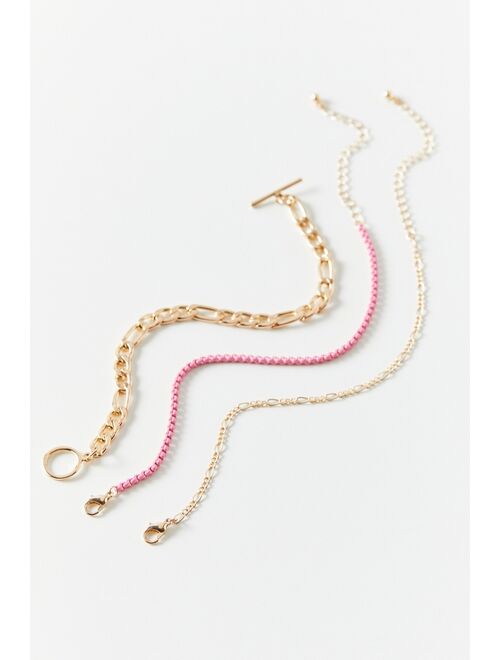 Urban outfitters Enamel Chain Bracelet Set