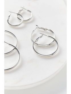 Thin Hoop Earring Set