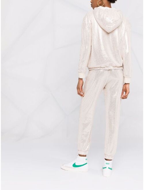 Pinko sequin-embellished track jacket
