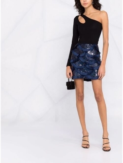 sequin-embellished miniskirt