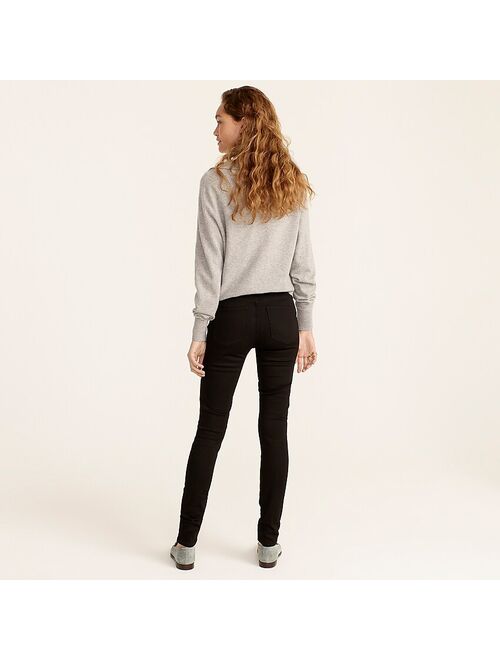 J.Crew 9" high-rise stretchy toothpick jean in new black
