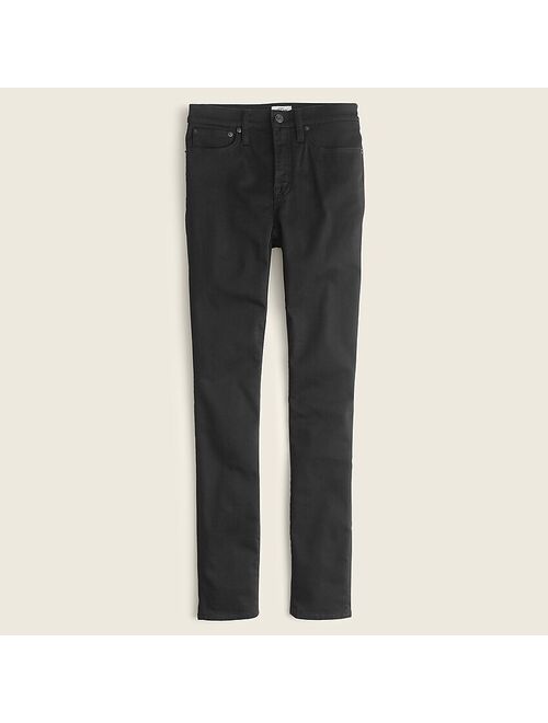 J.Crew 9" high-rise stretchy toothpick jean in new black