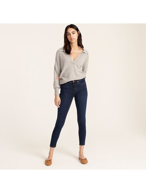 J.Crew 9" high-rise toothpick  jean in Point Lake wash